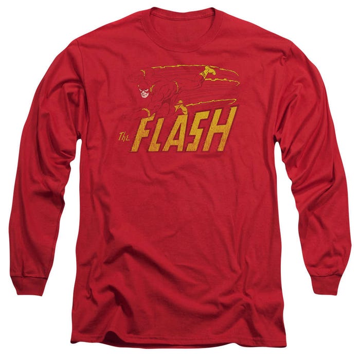 Flash Speed Distressed Long Sleeve Shirt