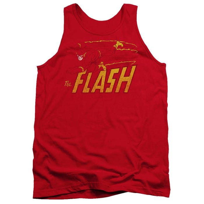 Flash Speed Distressed Tank Top