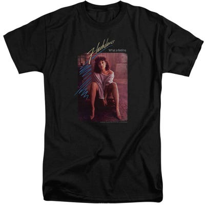 Flashdance Movie Title Tall T-Shirt