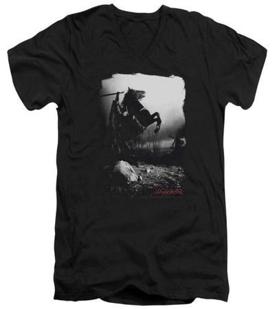 Foggy Night Sleepy Hollow V-Neck T-Shirt