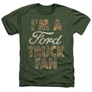 Ford Truck Man Camo Heather T-Shirt