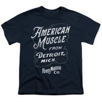 Ford American Muscle Classic Script Kids T-Shirt