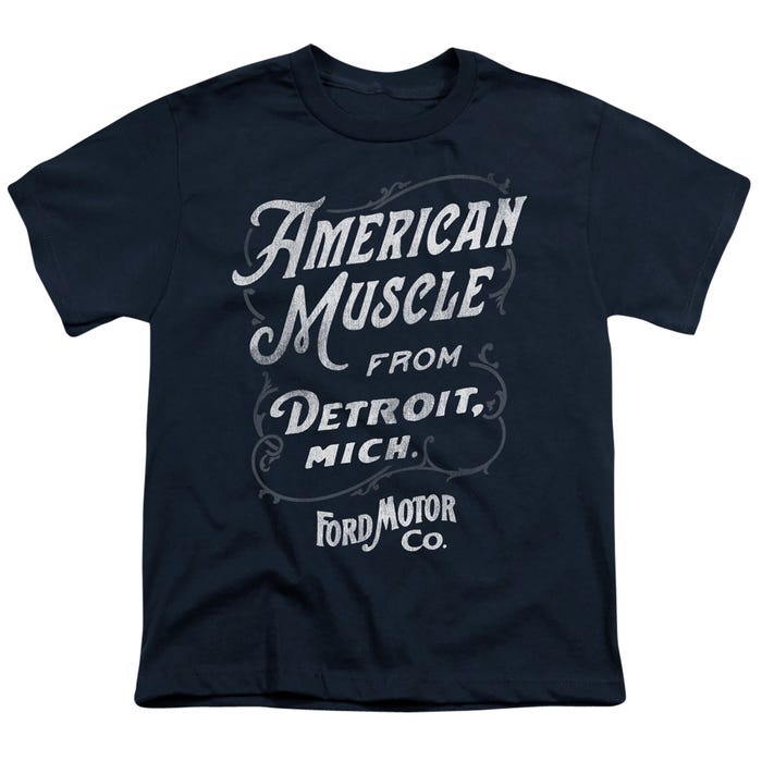 Ford American Muscle Classic Script Kids T-Shirt
