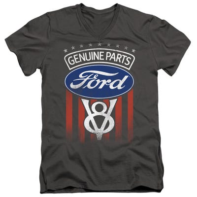 Ford Genuine Parts Flag V-Neck T-Shirt
