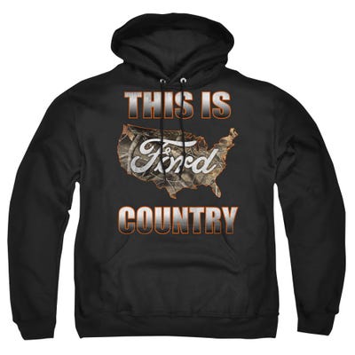 Ford Go Further Orange Camo Hoodie