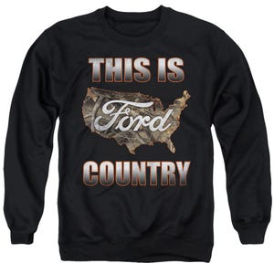 Ford Go Further Orange Camo Sweatshirt