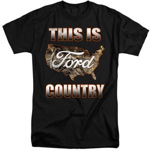 Ford Go Further Orange Camo Tall T-Shirt