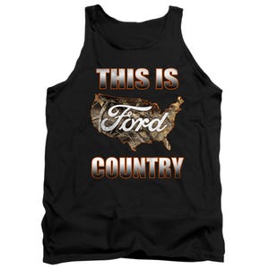 Ford Go Further Orange Camo Tank Top