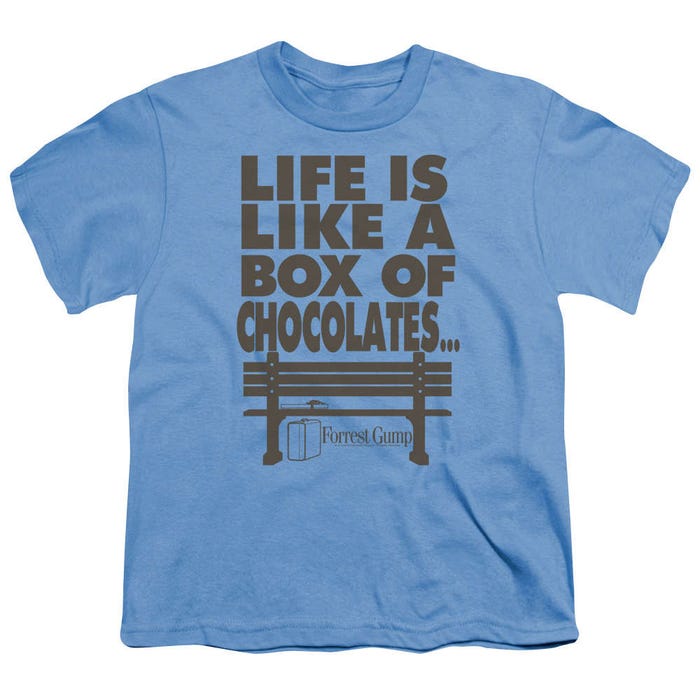 Forrest Gump Life Is Like A Box Of Chocolates Kids T-Shirt