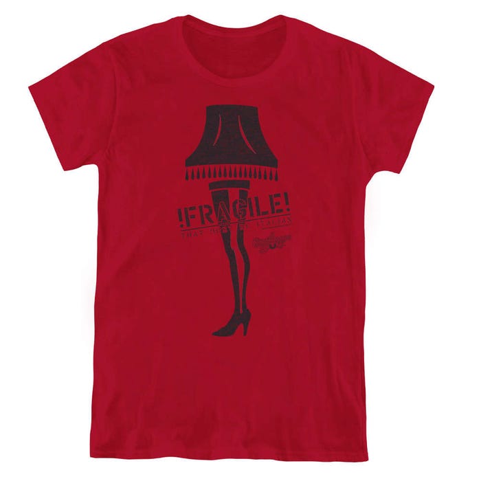 Fragile A Christmas Story Womens T-Shirt