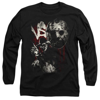 Freddy Vs Jason Scratches Long Sleeve Shirt