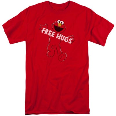Free Hugs Elmo Sesame Street Tall T-Shirt
