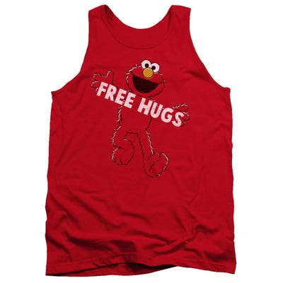 Free Hugs Elmo Sesame Street Tank Top