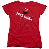 Free Hugs Elmo Sesame Street Womens T-Shirt