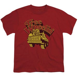 Free Wheelin Ford Kids T-Shirt