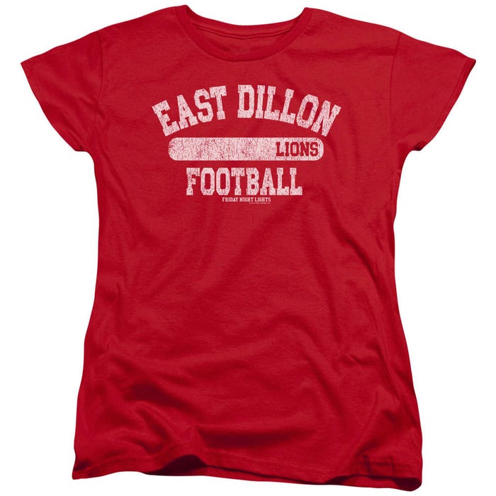 Friday Night Lights Lions Pill Box Womens T-Shirt
