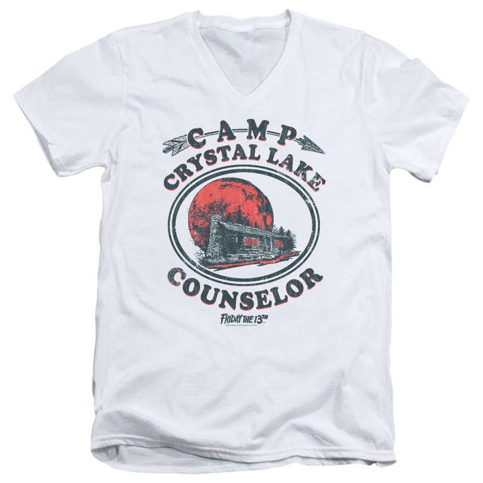 Friday The 13th Camp Counselor V-Neck T-Shirt