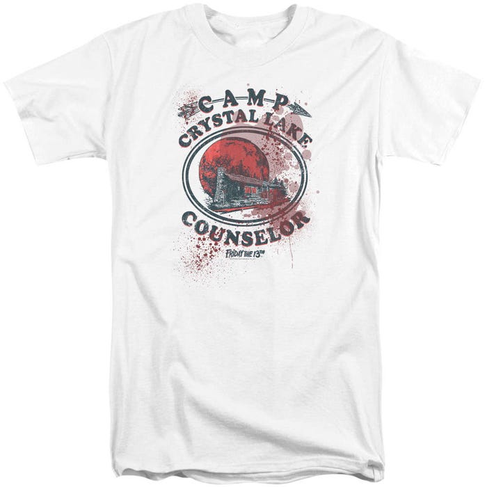 Friday The 13th Camp Counselor Victim Tall T-Shirt