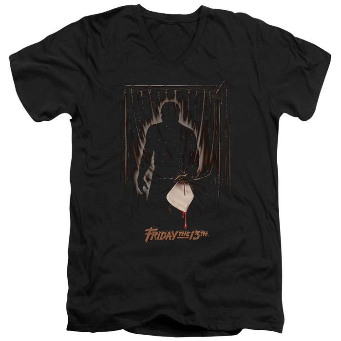 Friday The 13th Part 3 Poster V-Neck T-Shirt