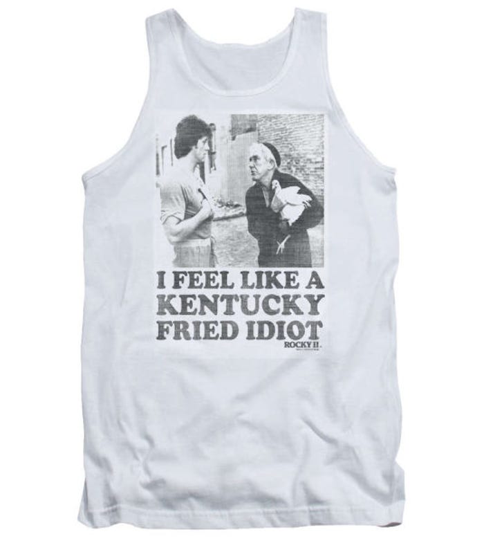 Fried Idiot Rocky Tank Top