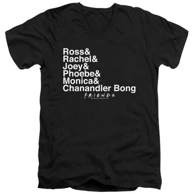 Friends Chanandler Bong V-Neck T-Shirt