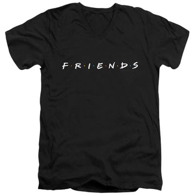 Friends Official TV Show Logo V-Neck T-Shirt