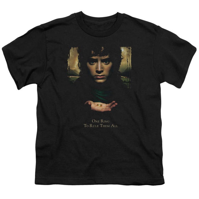 Frodo One Ring Lord Of The Rings Kids T-Shirt