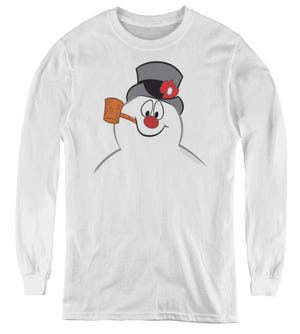 Frosty The Snowman Kids Long Sleeve Shirt