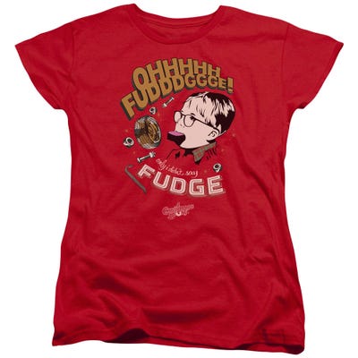 Fudge A Christmas Story Womens T-Shirt