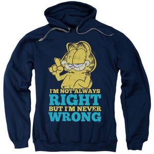 NEVER WRONG GARFIELD Hoodie