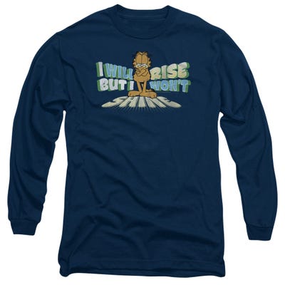 Garfield I Will Rise But I Won't Shine Long Sleeve Shirt