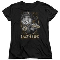 LAZY 4 LIFE GARFIELD Womens T-Shirt