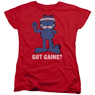 Garfield Got Gains Womens T-Shirt