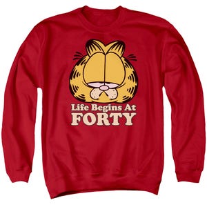 Garfield Life Begins At Forty Sweatshirt