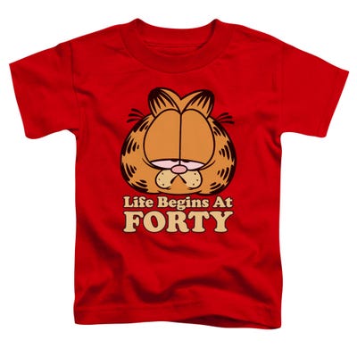 Garfield Life Begins At Forty Toddler T-Shirt