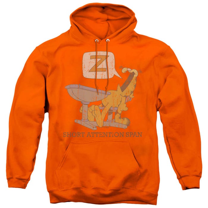 Garfield Attention Span Hoodie