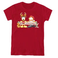 Garfield Christmas Banner Women's T-Shirt