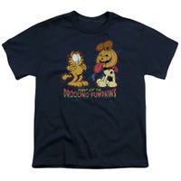 Garfield Drooling Pumpkins Kids T-Shirt