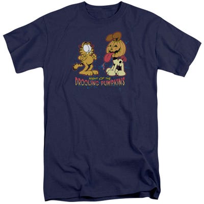 Garfield Drooling Pumpkins Tall T-Shirt