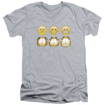 Garfield Emojis V-Neck T-Shirt