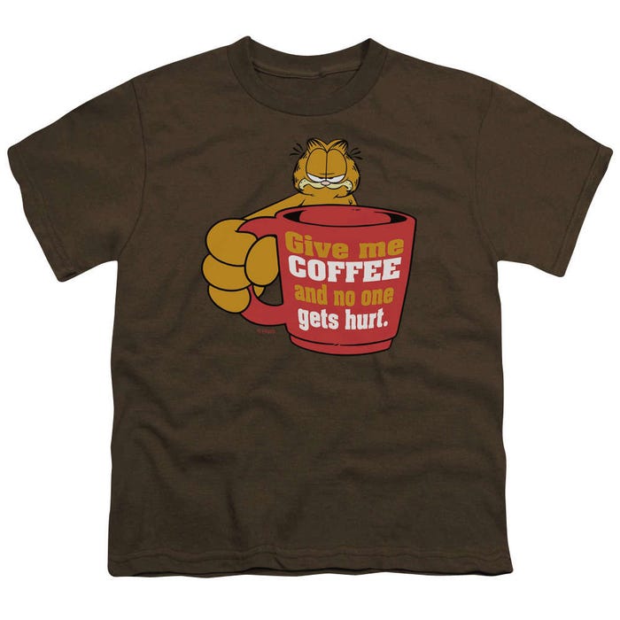 Garfield Give Me Coffee Kids T-Shirt