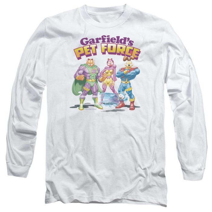 Garfield Heroes Await Long Sleeve Shirt