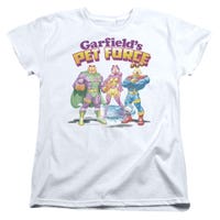 Garfield Heroes Await Womens T-Shirt