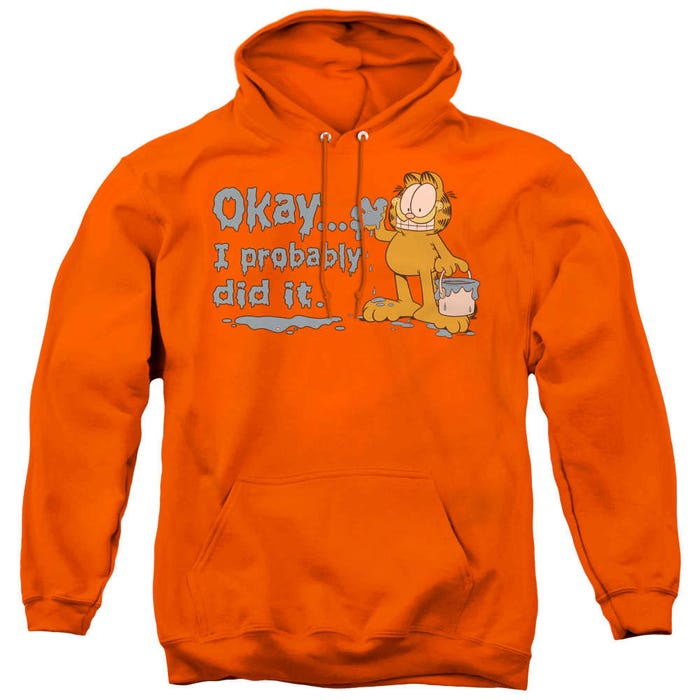 Garfield I Probably Did It Hoodie