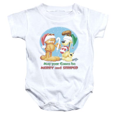 Garfield Merry And Striped Baby Bodysuit