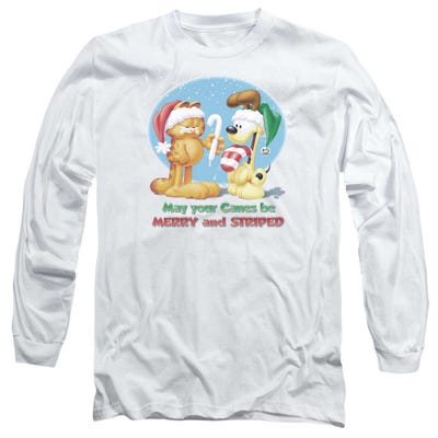 Garfield Merry And Striped Long Sleeve Shirt
