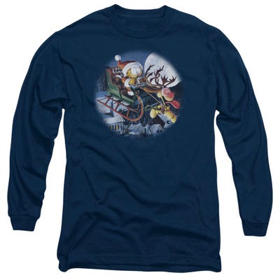 Garfield Moonlight Ride Long Sleeve Shirt