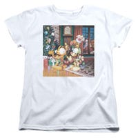Garfield Odie Tree Womens T-Shirt