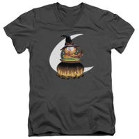 Garfield Stir The Pot V-Neck T-Shirt