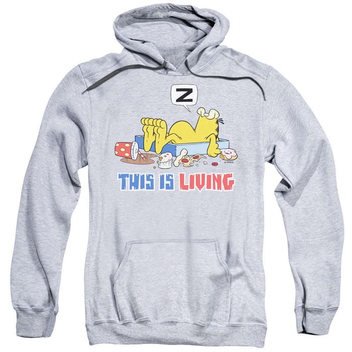 Garfield This Is Living Hoodie